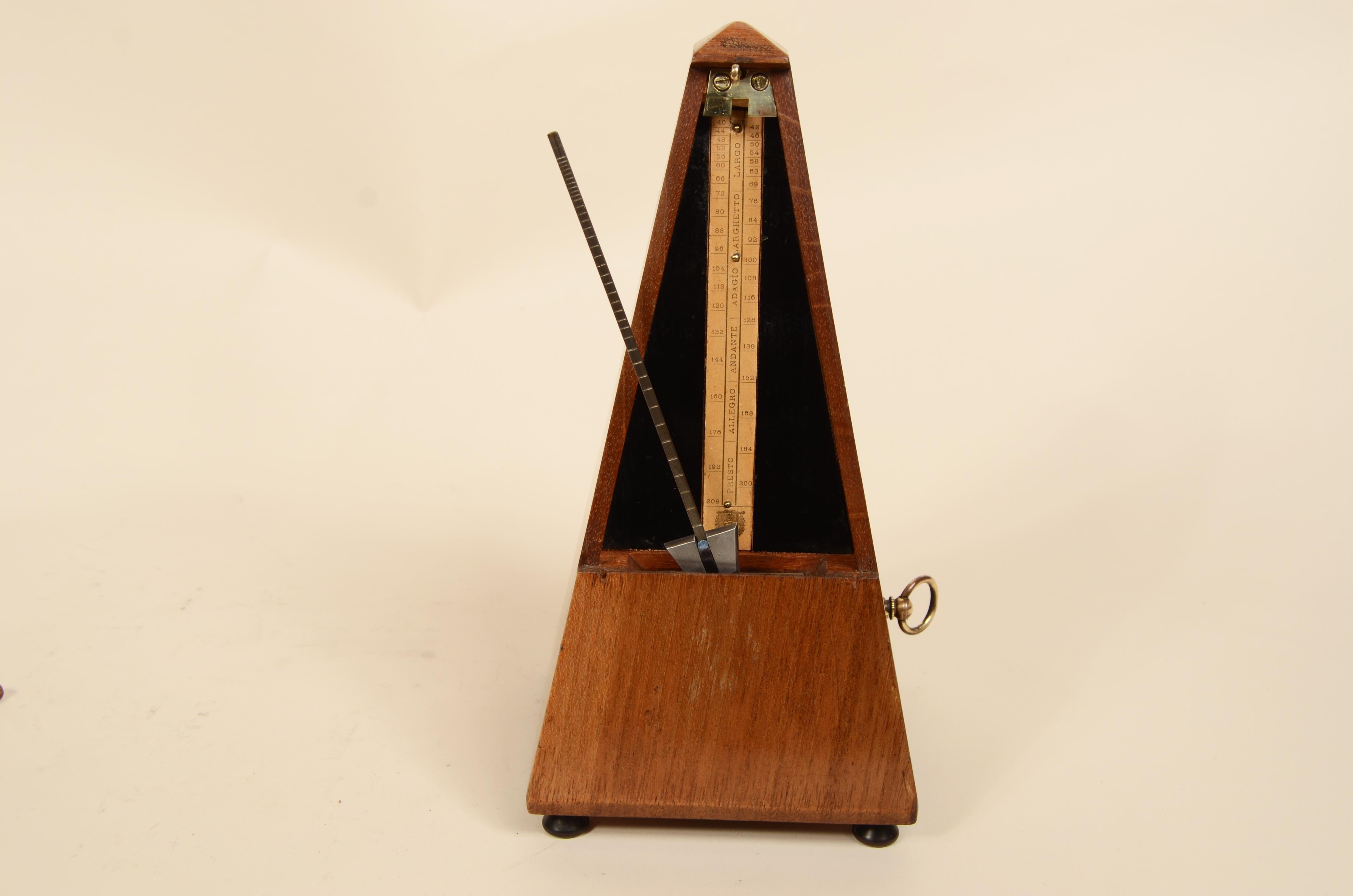 Système de métronome Paquet 1815 et Johan Maelzel 1846  seconde moitié du 19ème siècle 3