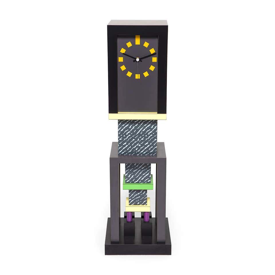 Menphis Design Clock Memphis Design Clock - 30 For Sale on 1stDibs | memphis clock, memphis ...