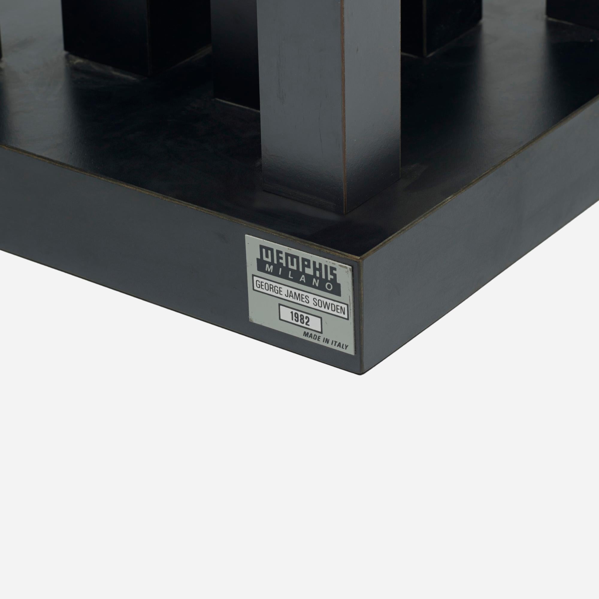 Post-Modern METROPOLE Clock by George Sowden for Memphis Milano For Sale