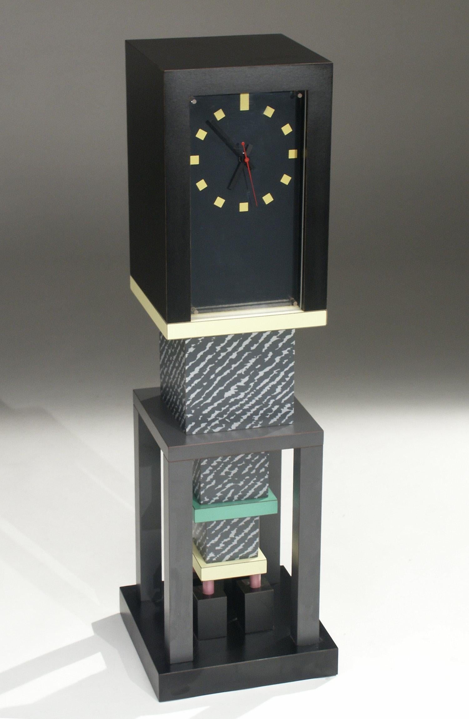 Late 20th Century METROPOLE Clock by George Sowden for Memphis Milano For Sale