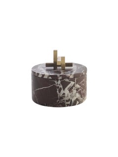 Metropolis Box Round Merlot Marble by Greg Natale