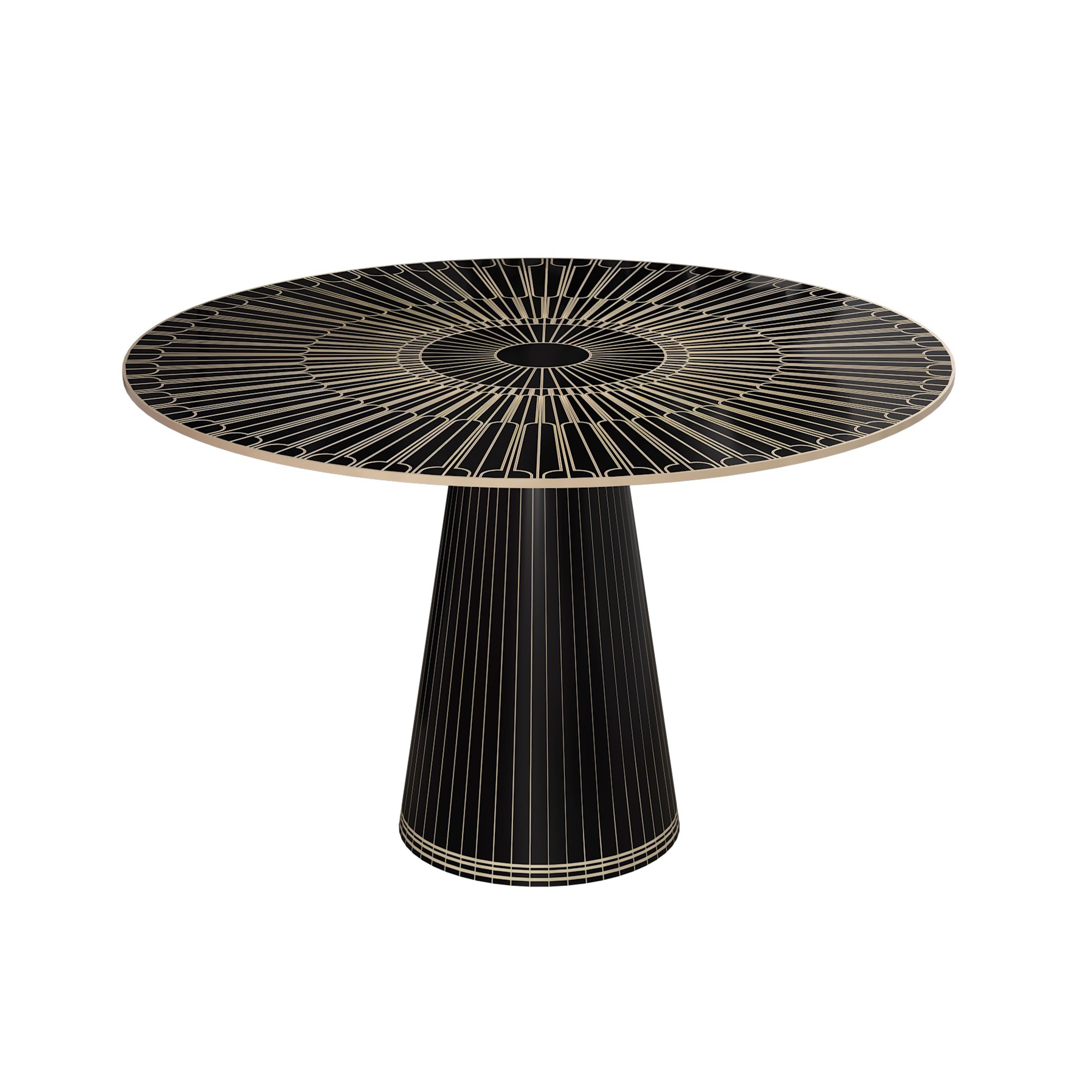 The metropolis revisited black by matteo Cibic, is a dining/ breakfast table for four, that enhances any space with with its gleaming black and vanilla pattern

India's handicrafts are as multifarious as its cultures, and as rich as its history.