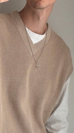 Metropolis Set Minimalist Pendant and lever-back Earrings 925 Sterling Silver