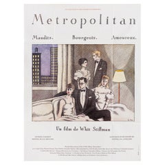 Metropolitan 1990 French Grande Film Poster