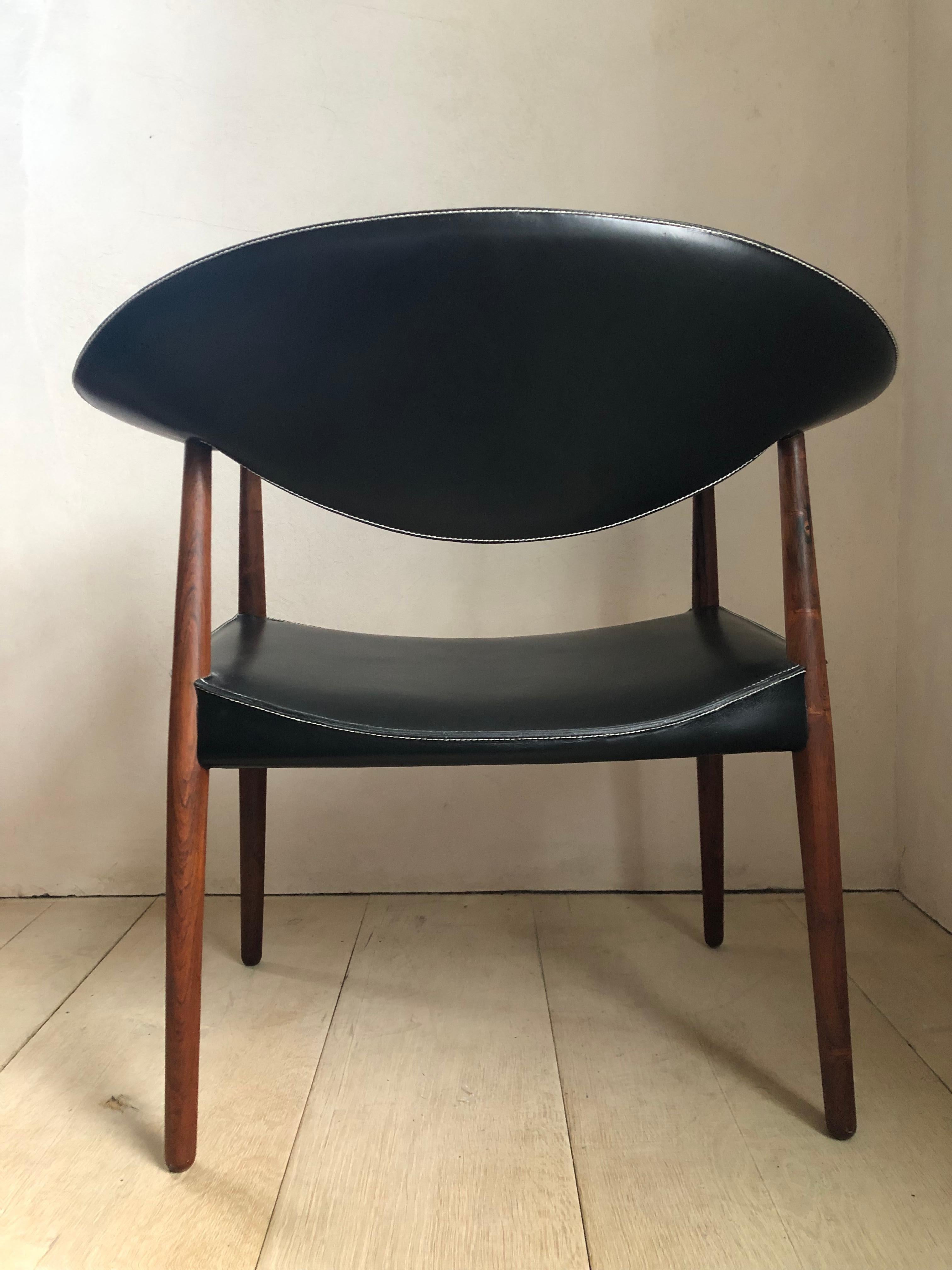 Mid-20th Century Metropolitan Chair by Ejnar Larsen and Aksel Bender Madsen, circa 1960 For Sale