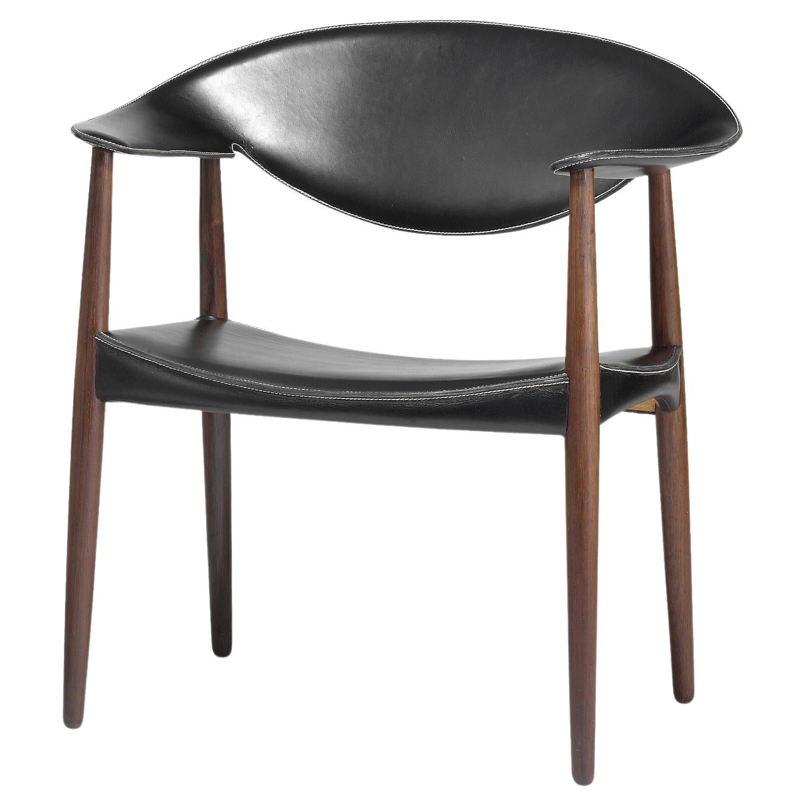 Metropolitan Chair by Ejnar Larsen and Aksel Bender Madsen, circa 1960 For Sale