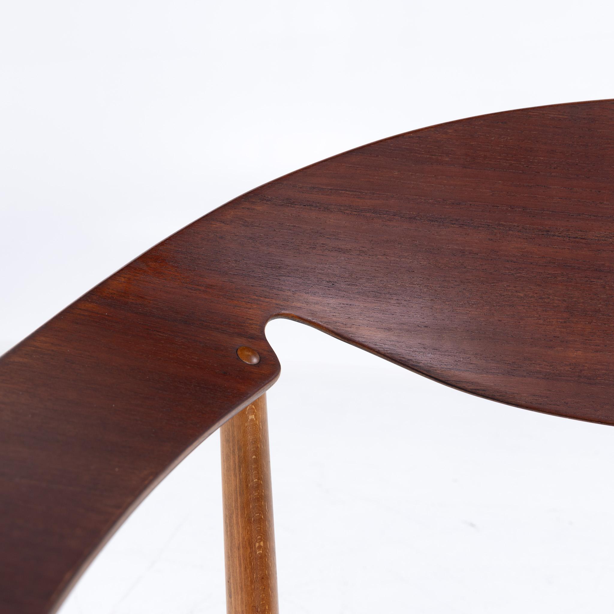 Chaise Metropolitan en hêtre patiné et teck. en vente 1