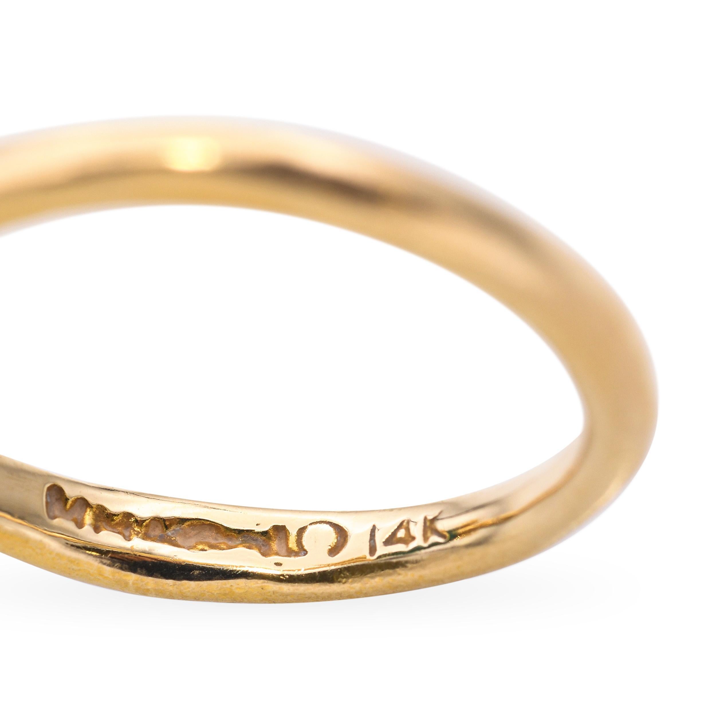 Metropolitan Museum of Art 14k Gelbgold Smaragd ägyptischen hellenistischen Ring im Angebot 1