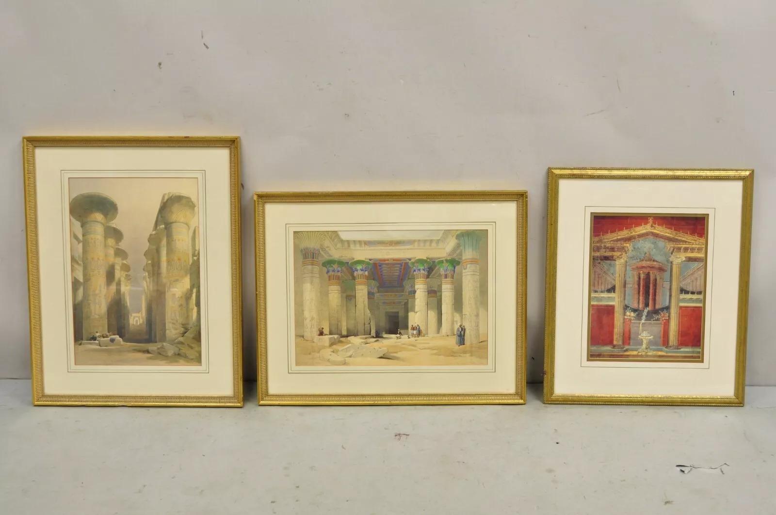Museo Metropolitano de Arte David Roberts Roman Litografía enmarcada - 3 unidades en venta 5