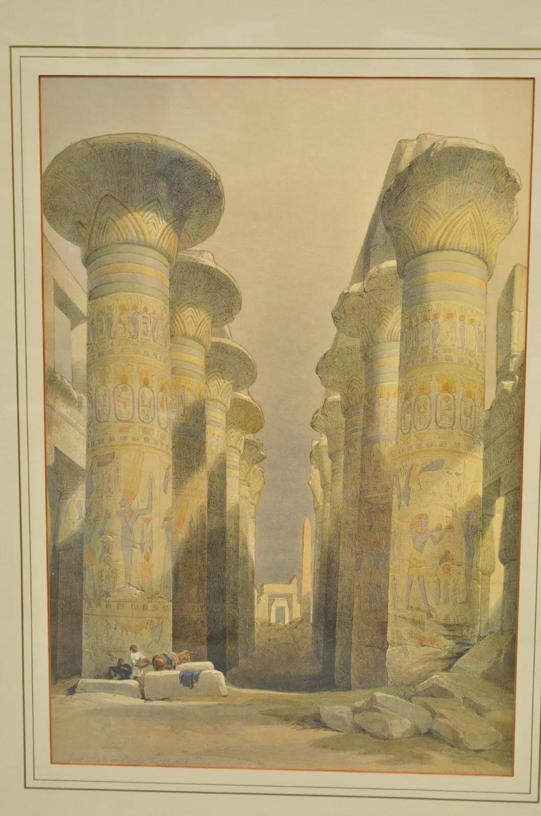 Museo Metropolitano de Arte David Roberts Roman Litografía enmarcada - 3 unidades en venta 6