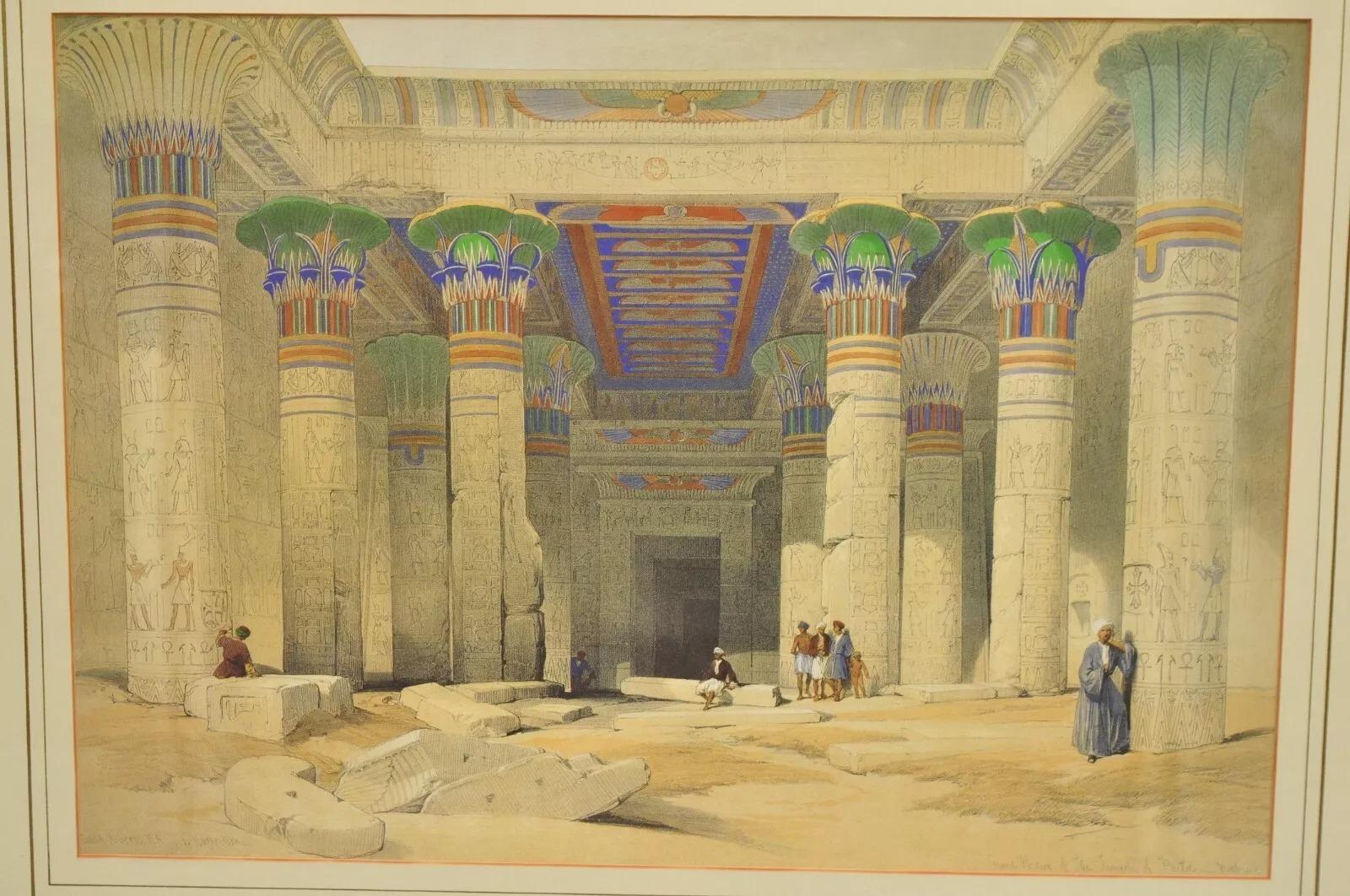 Museo Metropolitano de Arte David Roberts Roman Litografía enmarcada - 3 unidades en venta 7