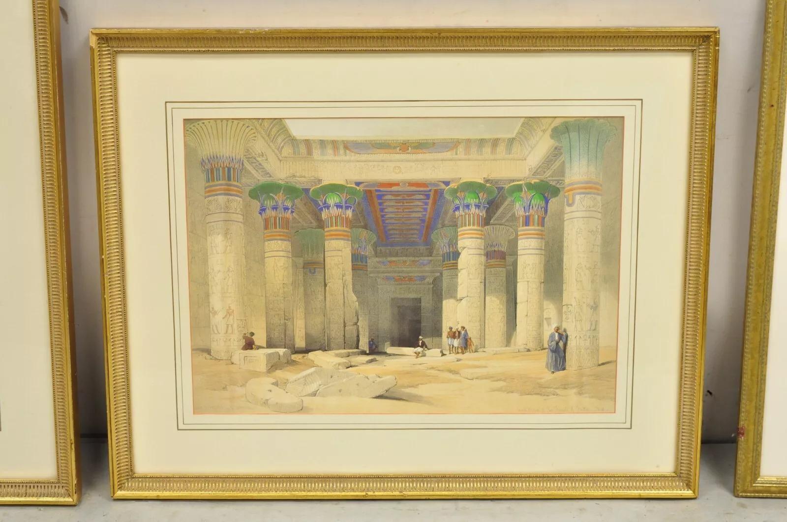 Museo Metropolitano de Arte David Roberts Roman Litografía enmarcada - 3 unidades Desconocido en venta