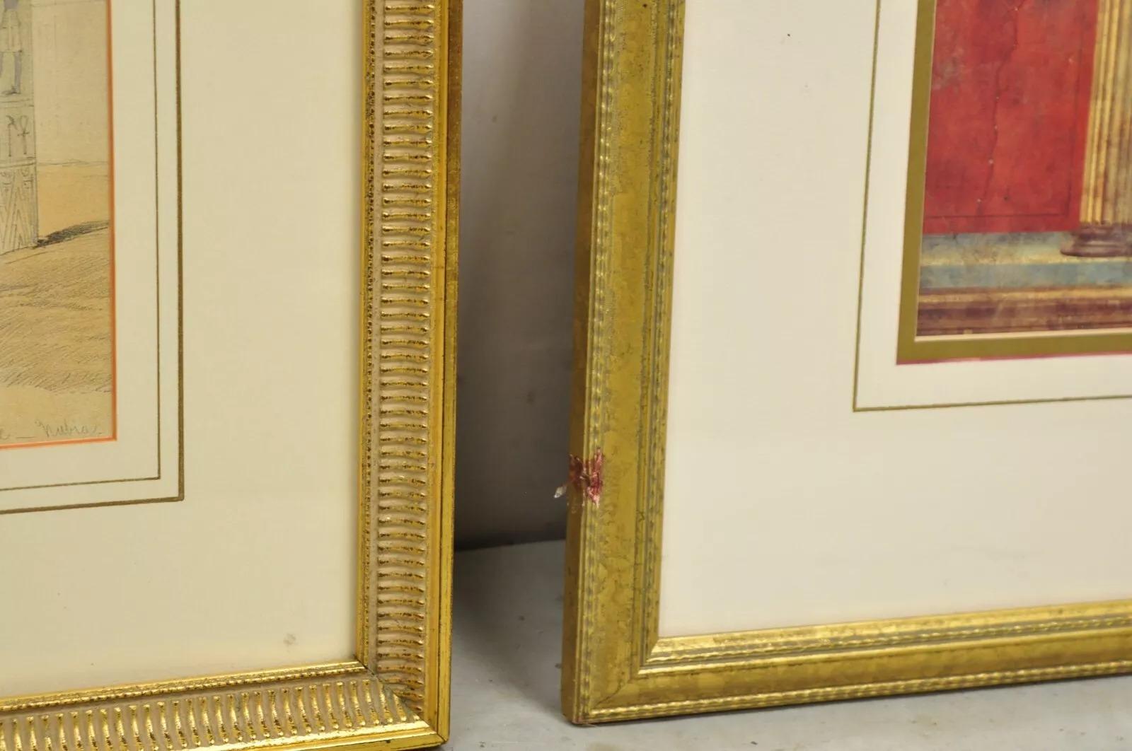 Museo Metropolitano de Arte David Roberts Roman Litografía enmarcada - 3 unidades en venta 1