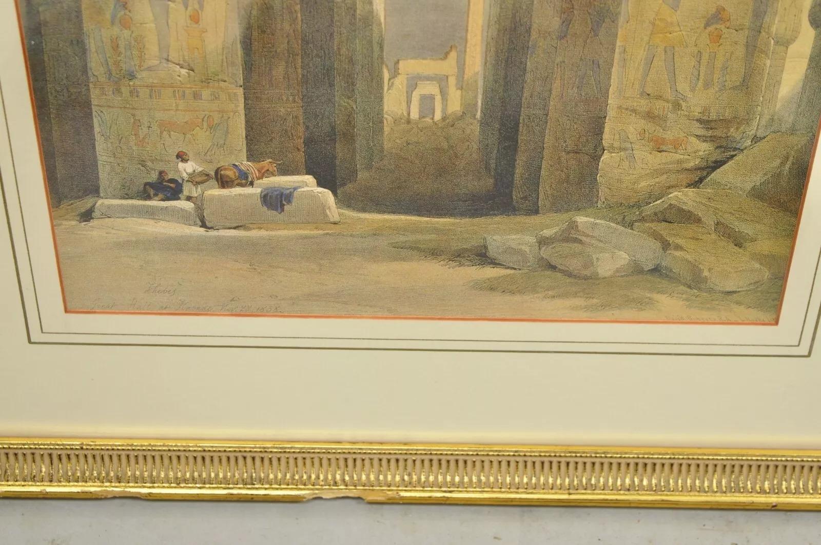 Museo Metropolitano de Arte David Roberts Roman Litografía enmarcada - 3 unidades en venta 2