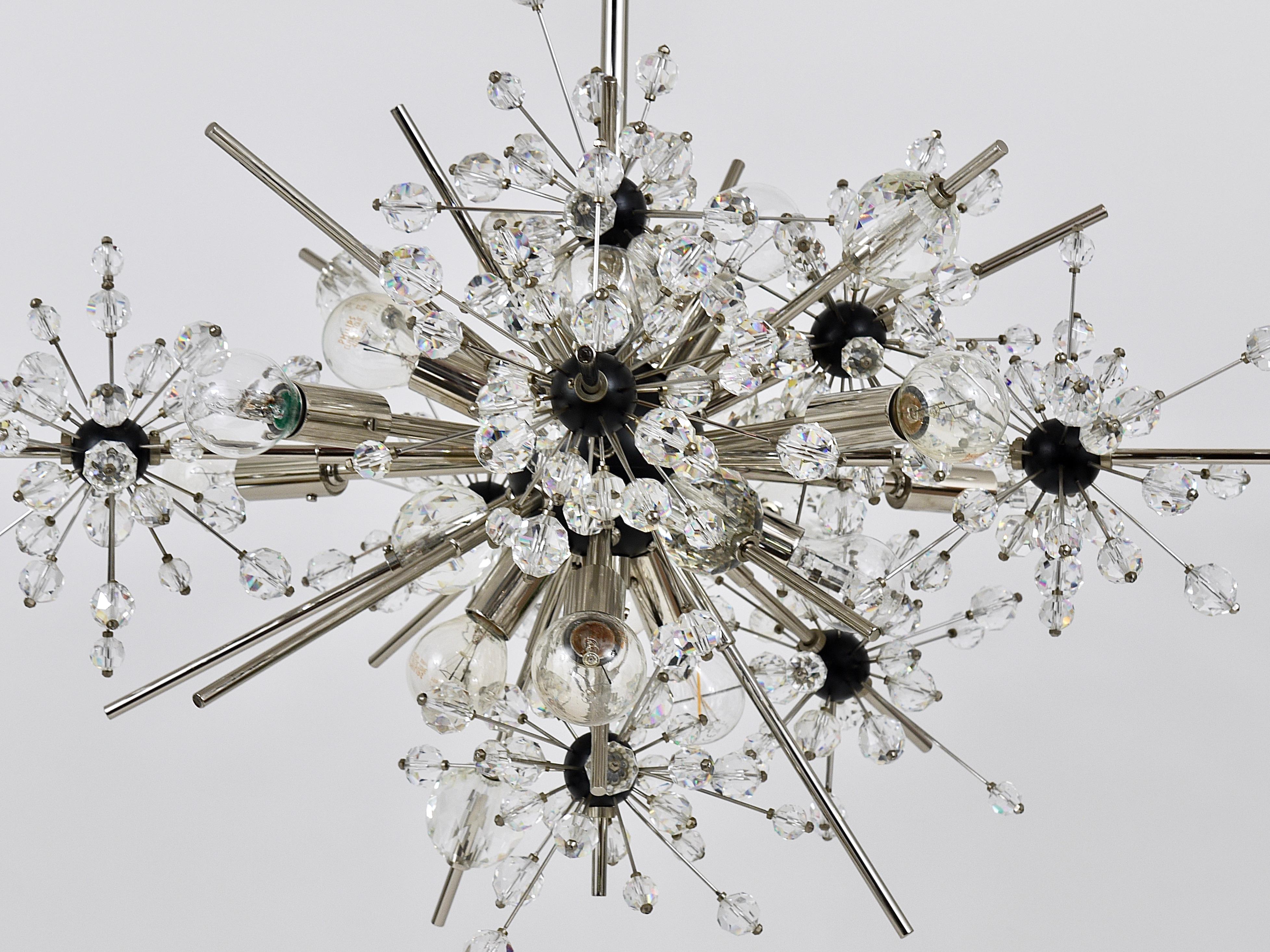 20th Century Metropolitan Opera Crystal Sputnik Chandelier, Hans Harald Rath, Lobmeyr Vienna