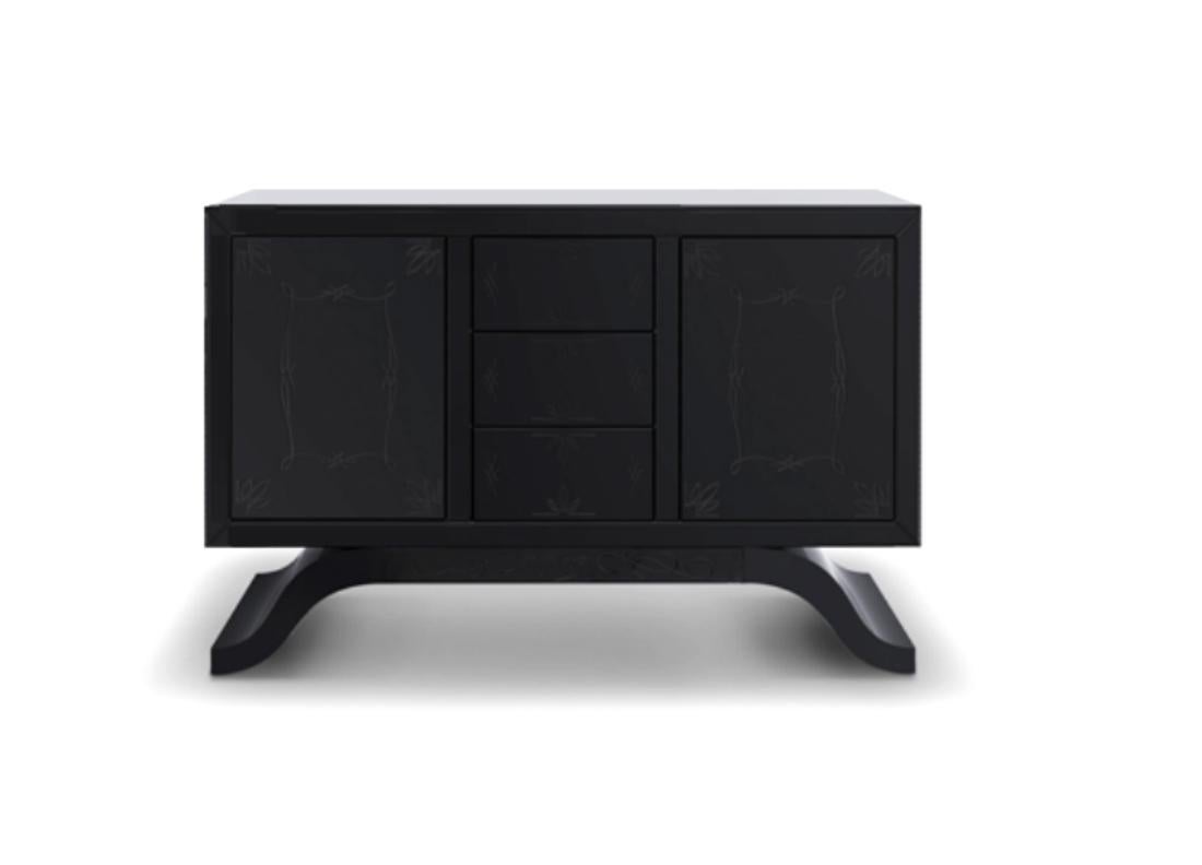 Modern Metropolitan Sideboard in Aged Mirror by Boca do Lobo For Sale