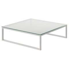 Metropolitan Square White Coffee Table by Carlo Colombo #1