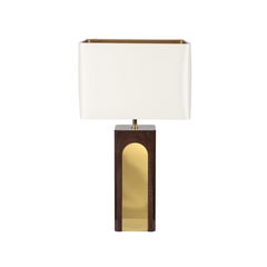 Lámpara de Sobremesa Metropolitan, Madera y Latón, InsidherLand by Joana Santos Barbosa