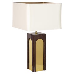 Metropolitan Table Lamp, Wood and Brass, InsidherLand by Joana Santos Barbosa