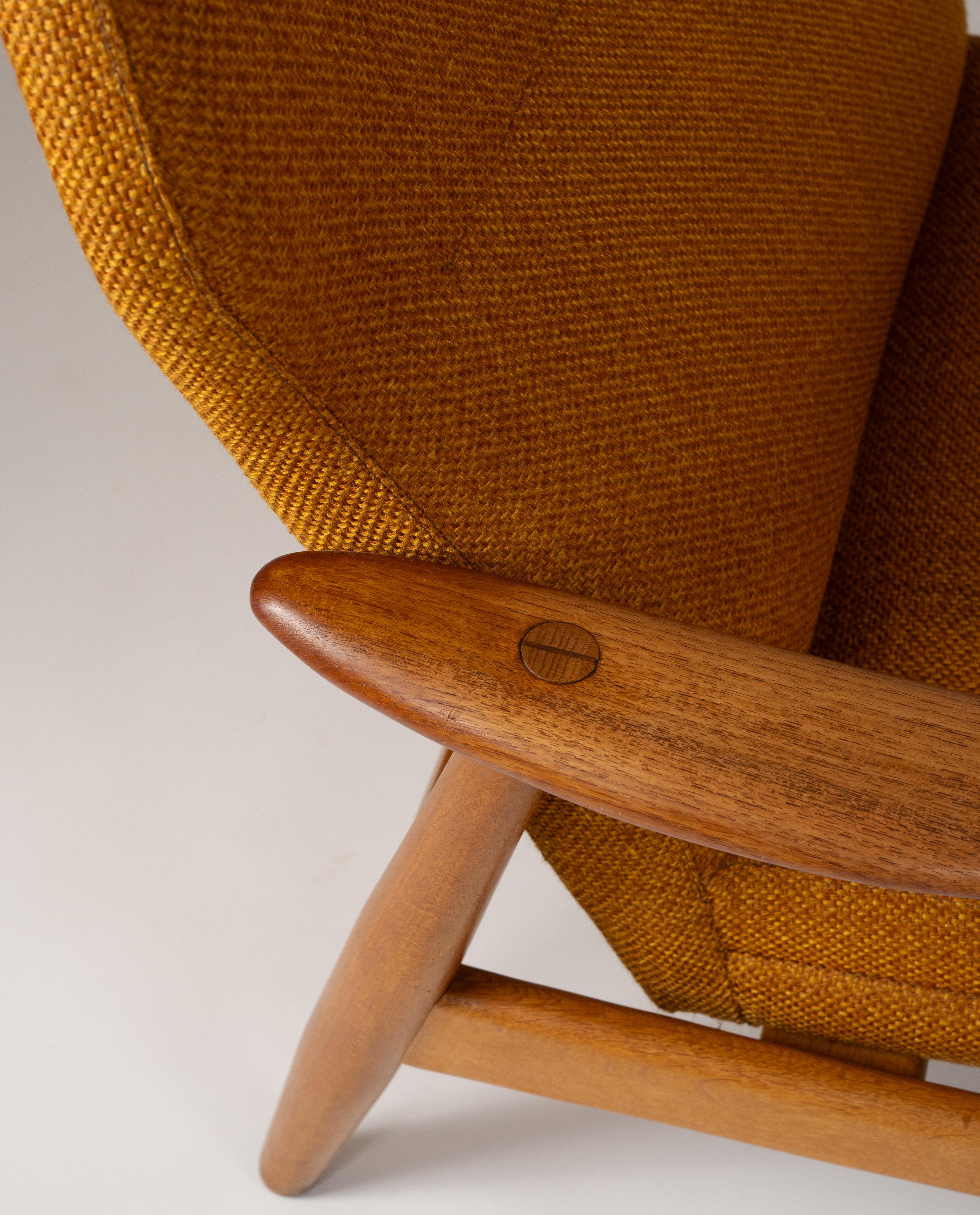 Mette Armchair by Arnold Madsen & Henry Schubell for Bovenkamp Denmark 1960s Tela en venta