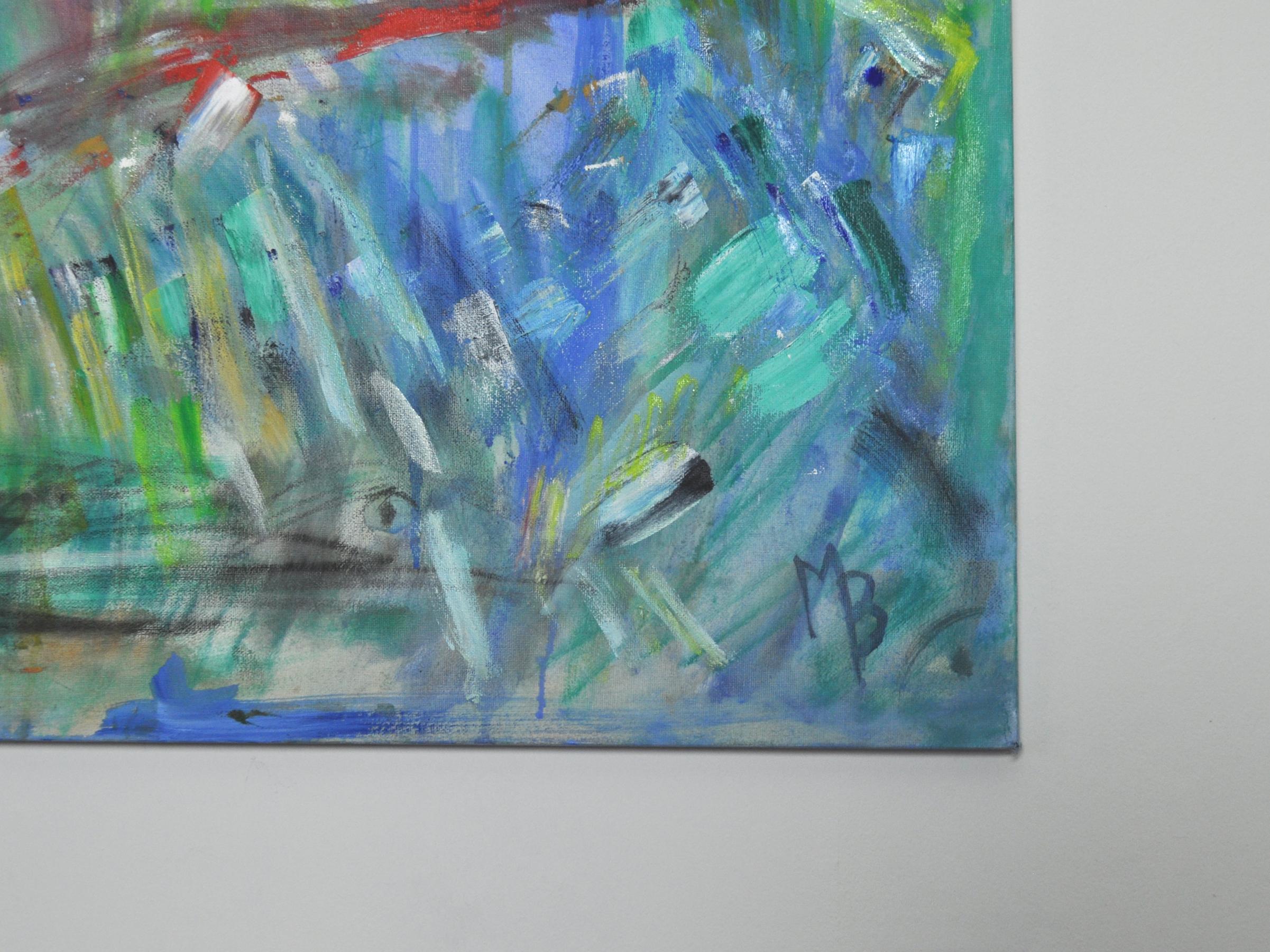 Contemporary Abstract Expressionistic danish painting, oil on canvas.
Title: 