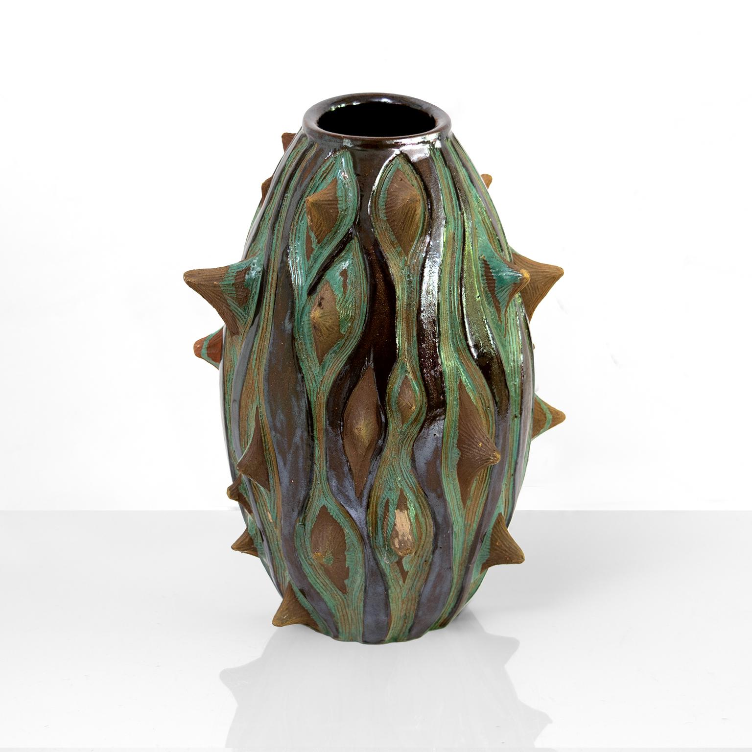 Mette Doller Studio „Surrealistische“ Vase, Dänemark 1947 (Dänisch) im Angebot