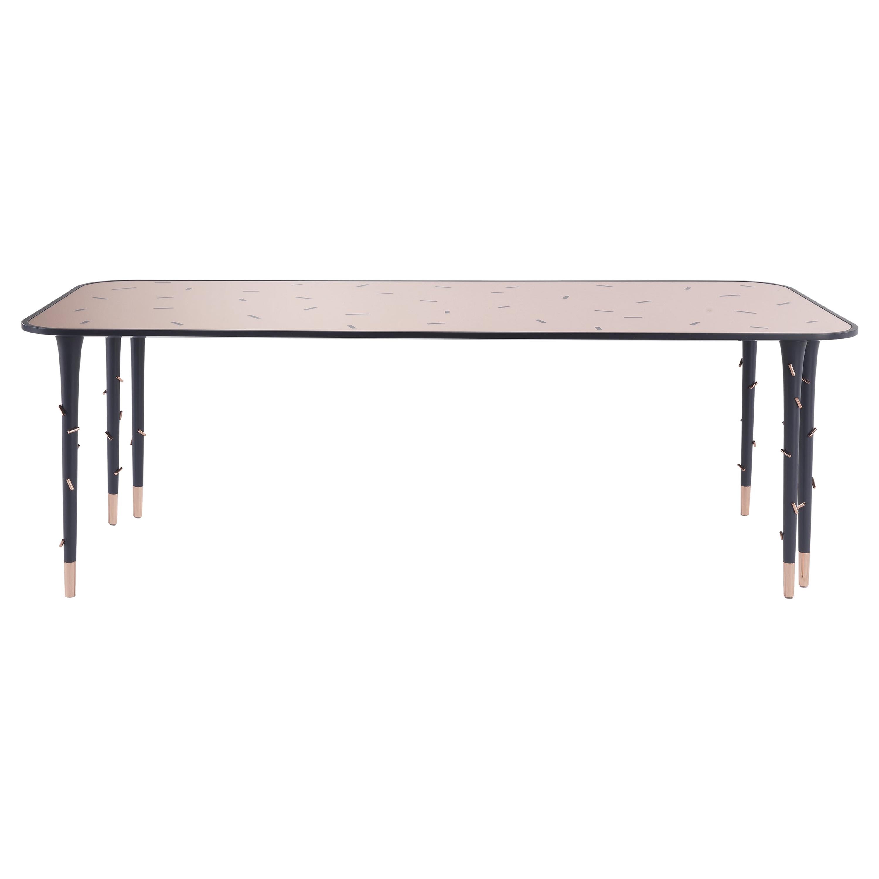 Mettic Dining Table by Matteo Cibic For Sale