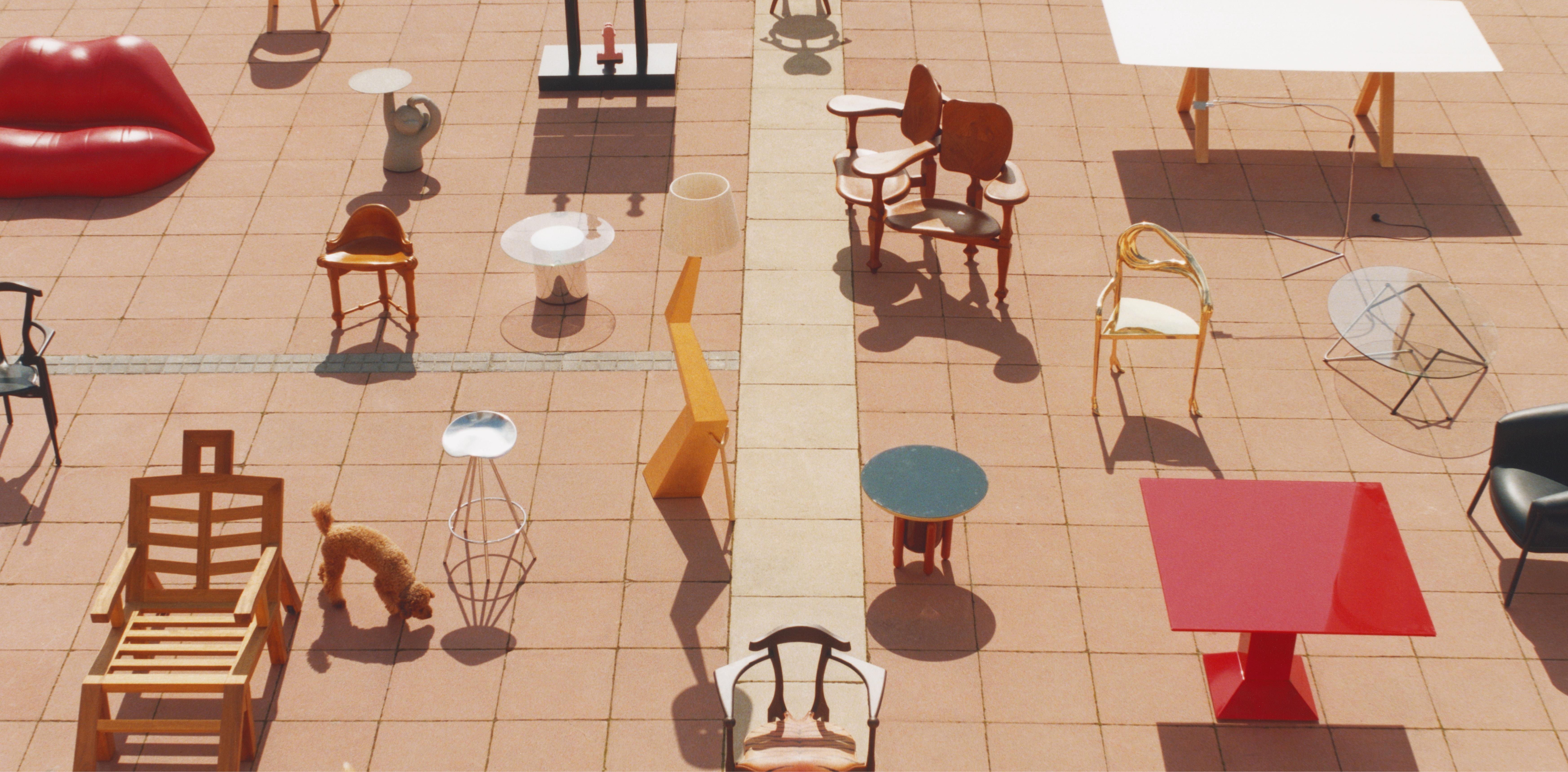 Table Mettsass, par Ettore Sottsass, Verre rouge, 20e siècle en vente 7