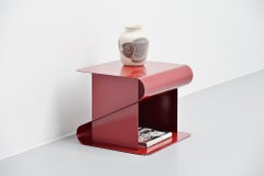 Metz & Co Metal Modernist Side Table, Holland, 1950