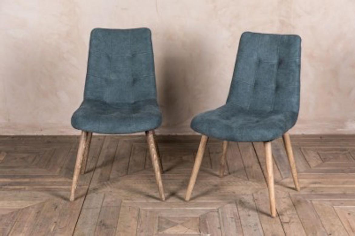 European Metz Scandinavian Style Dining Chairs, 20th Century For Sale