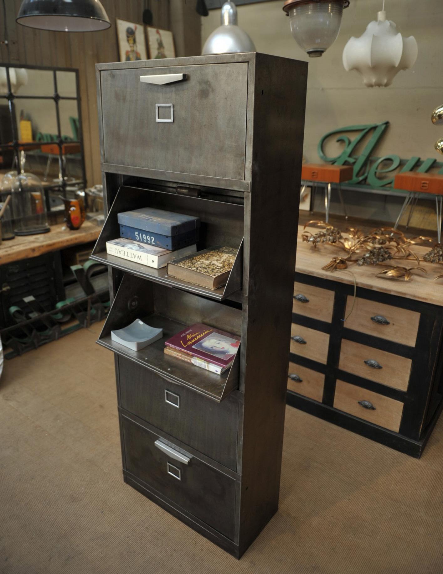 Meuble à bascule 5 clapets 1960's in vendita 1