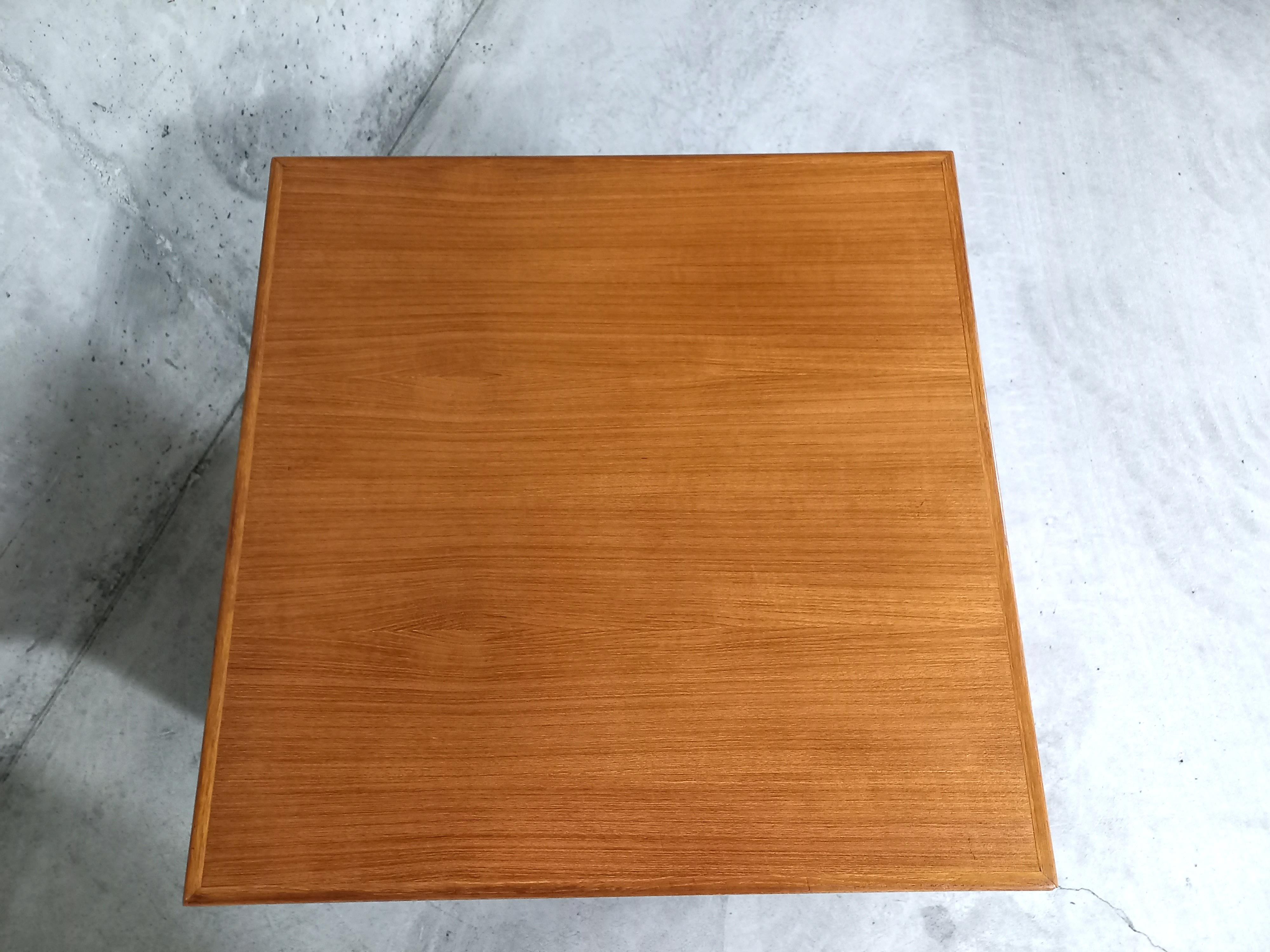 Meuble bar vintage pivotant en teck années 60 70 7