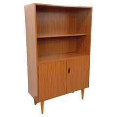 Bücherschrank im skandinavischen Vintage-Stil aus Mélaminé und Teck