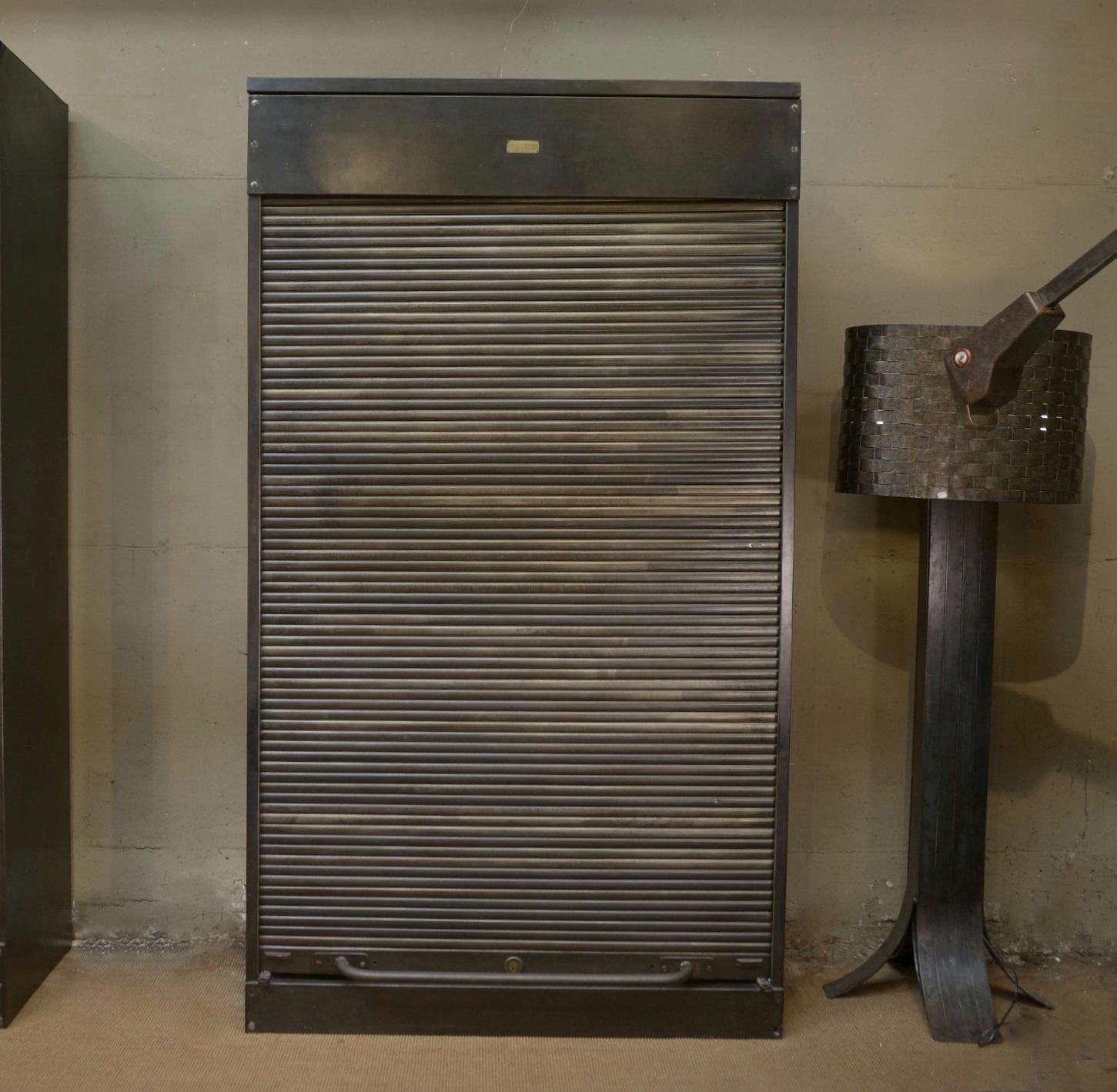 Industrial Meuble Classeur à Volet en métal 