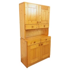 Meuble de rangement Charlotte Perriand Les Arcs vintage en pin des années 60 70