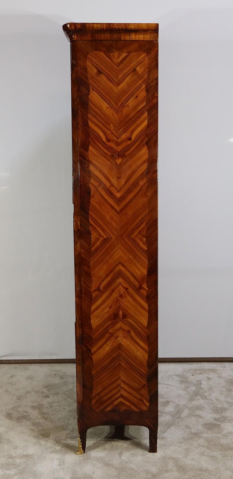 Secretary furniture in precious wood, stamped J. Popsel, Louis XV - 18th century For Sale 2