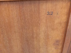 Meuble secrétaire scandinave danois vintage Tibergaard en teck des années 50 60