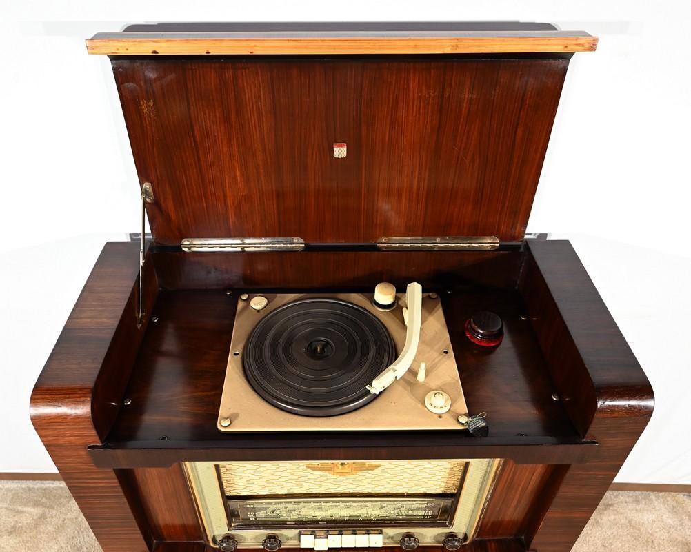 TSF et meuble pour tourne-disques, Amplix - 1950 en vente 3