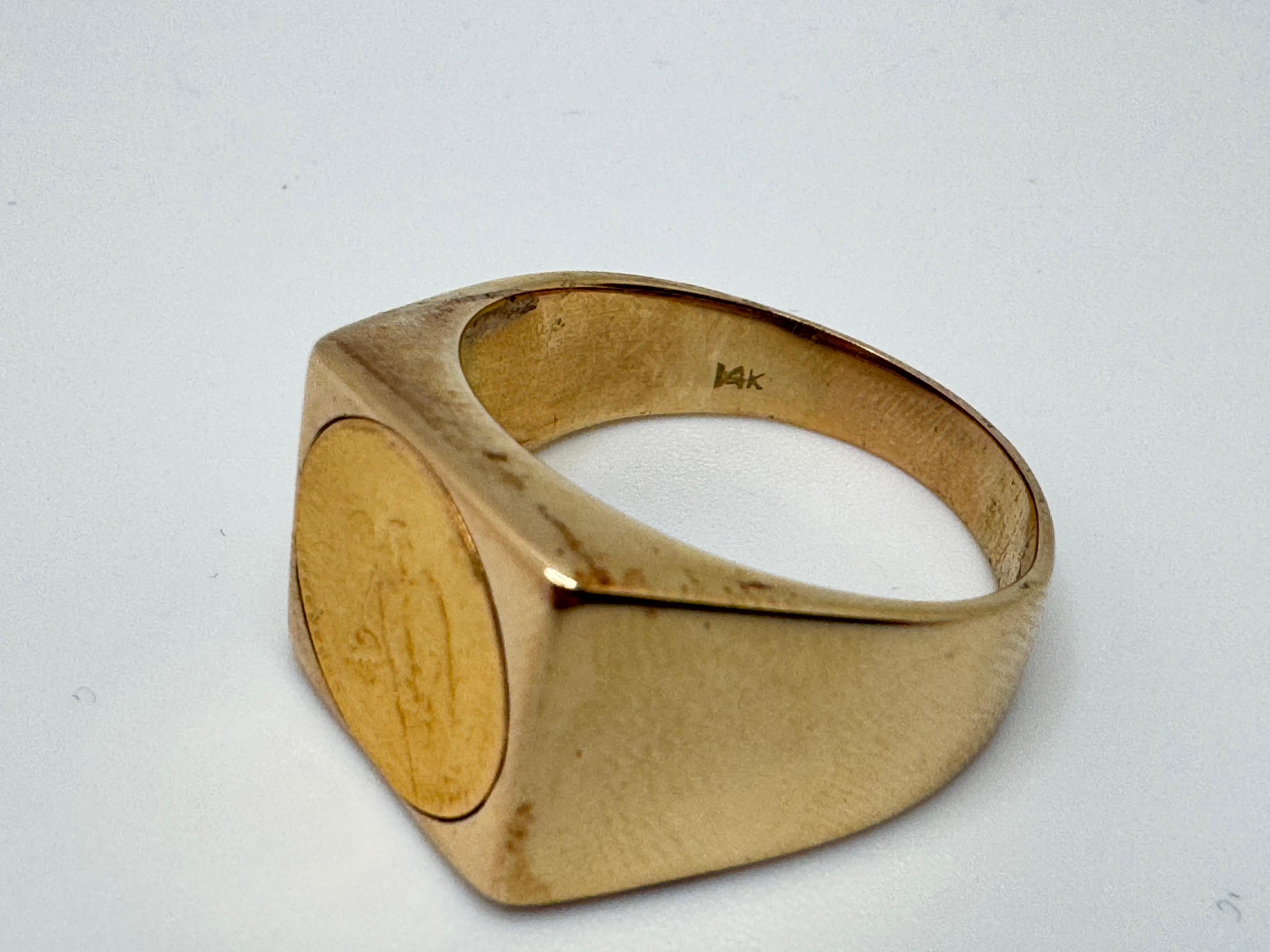 Anello con moneta messicana da 2 pesos in vendita 2