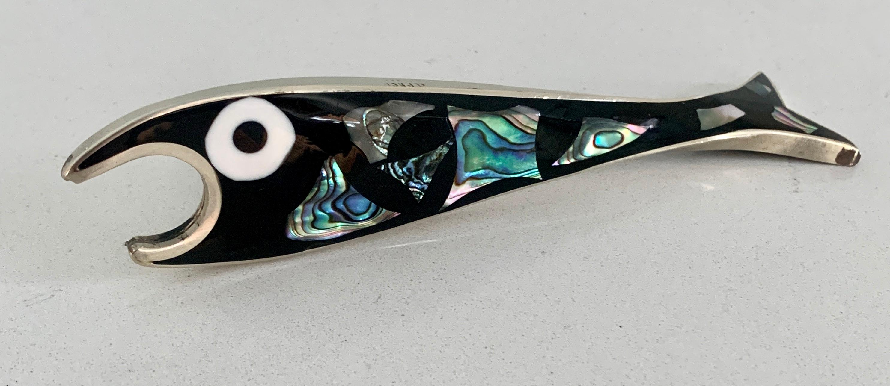 abalone fish bottle opener