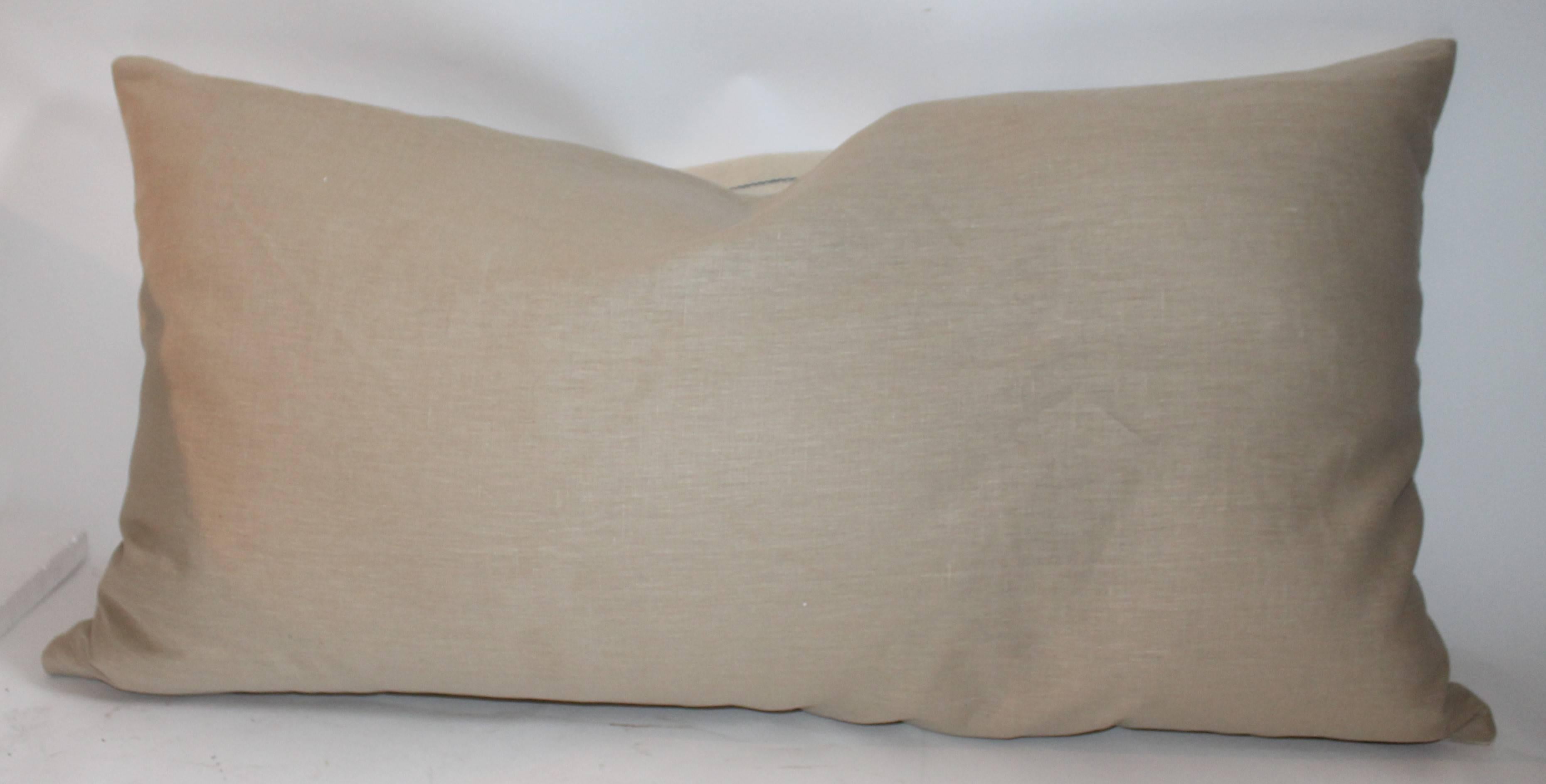 Mexican /American Indian Eagle Bolster Pillow In Excellent Condition In Los Angeles, CA