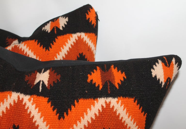 Mexican / American Indian Weaving Birds Pillows, Pair For Sale 6