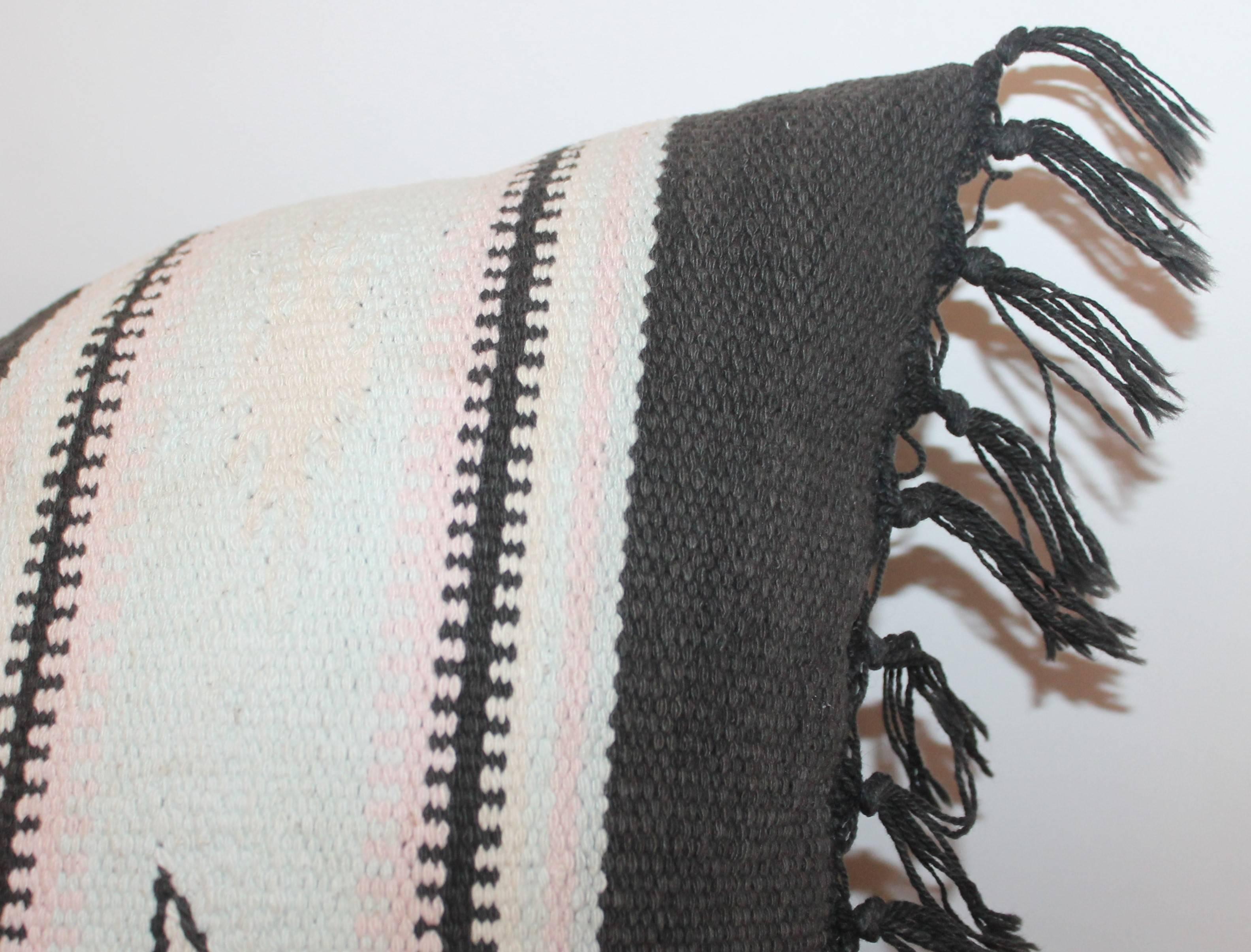 Hand-Woven Mexican / American Indian Weaving Pillow