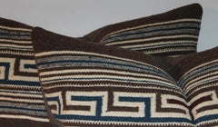 Mexican / American Indian Weaving Pillows, Pair