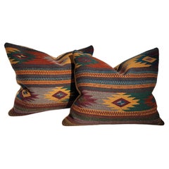 Mexicana / Americana  Almohadas de tejido indio -Par