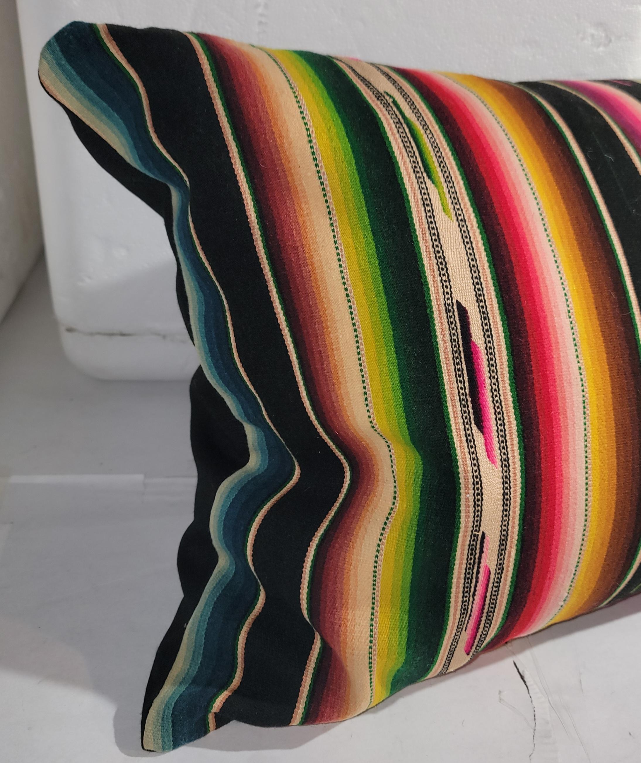Stile Adirondack Cuscino Serape messicano/americano Bolsters in vendita