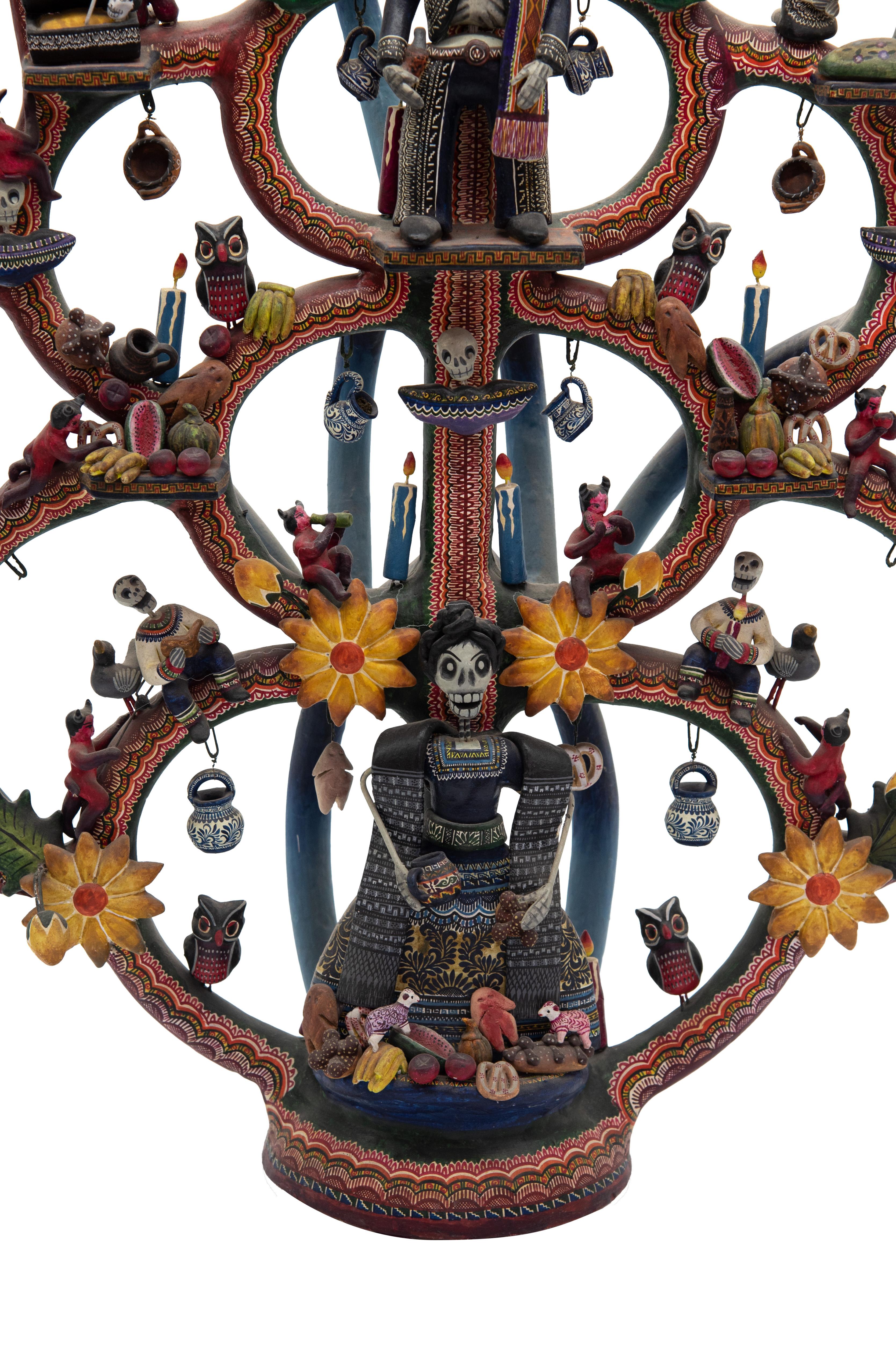 mexican tree of life candelabra