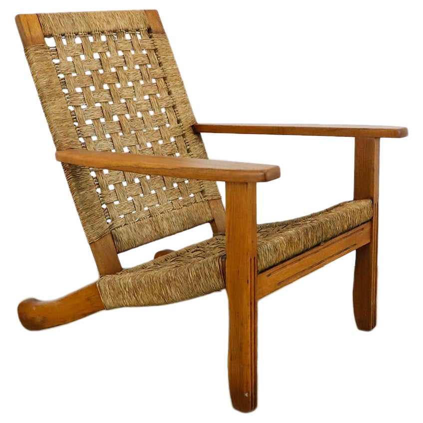 Fauteuil mexicain dans le style de Clara Porset en vente
