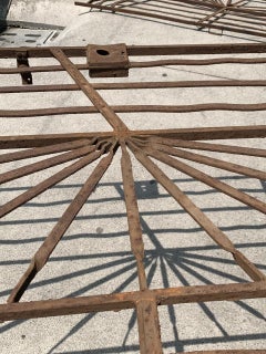 Mexican Art Deco Style Iron Door Grill