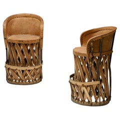 Mexican 'Art Populaire' Bar Stools